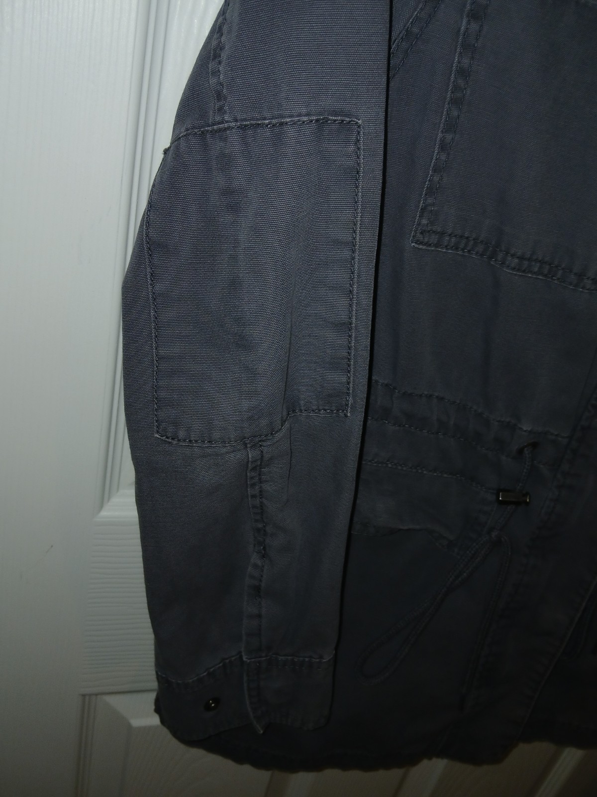 Women's Universal Thread Jacket Small Gray/Blue P… - image 4