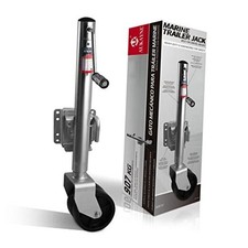 Boat Trailer Jack with Wheel Swivel- 2000 LBs 12" Lift Heavy Duty Silver