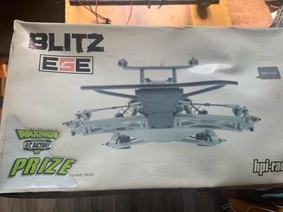 HPI BLITZ ESE rare white plastic kit short coarse truck 1-10th scale