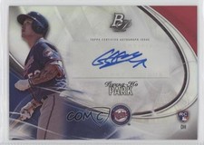 2016 Bowman Platinum Rookie/Veterans Auto Byung-Ho Park #PA-BHP Auto 0w3