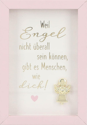 Depesche 11625-032 Bilderrahmen mit Kompliment, Deko-Rahmen mit hübschem Spruch,