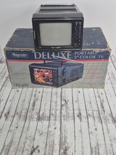 Rhapsody Deluxe 5" Color TV Model TV-670 *READ*