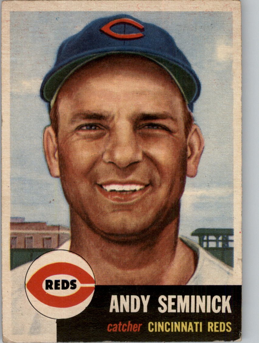 1953 Topps #153 Andy Seminick DP - GOOD
