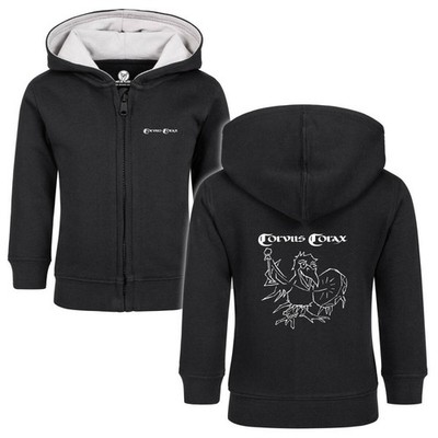 Corvus Corax (Drescher)  - Baby Kapuzenjacke Neu (Metal-Kids)