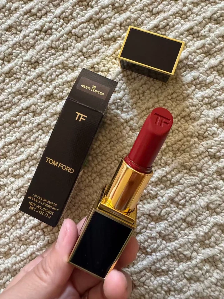 Tom Ford Lip Color Matte & Satin Lipsticks Shade 38 Night Porter &15 Wild Ginger - Image 2 of 4