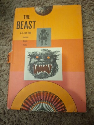 The Beast 1963 A E van Vogt Science Fiction Hardcover Dust Jacket ex lib BCE