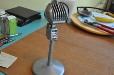 Turner 33-d 1960's Dynamic Microphone With Stand. Works. #b