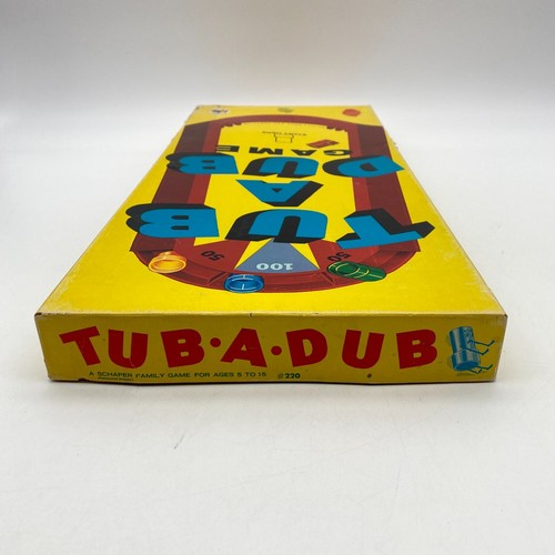 VINTAGE Tub A Dub Game COMPLETE Schaper Family Game Children's 50's 60's - Picture 8 of 9
