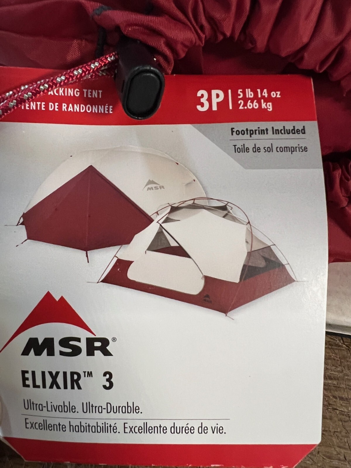 MSR Elixir 3-Person Lightweight Backpacking Tent