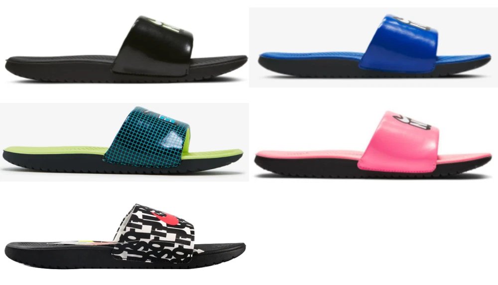 Sandali Nike Kawa Slides bambino bambina pantofole scarpe da casa grado prescolastica