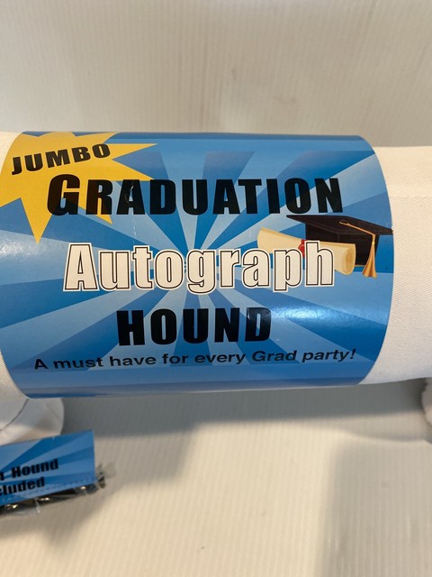 Jumbo Graduation Autograph Hound Dog # 1 Grad 21