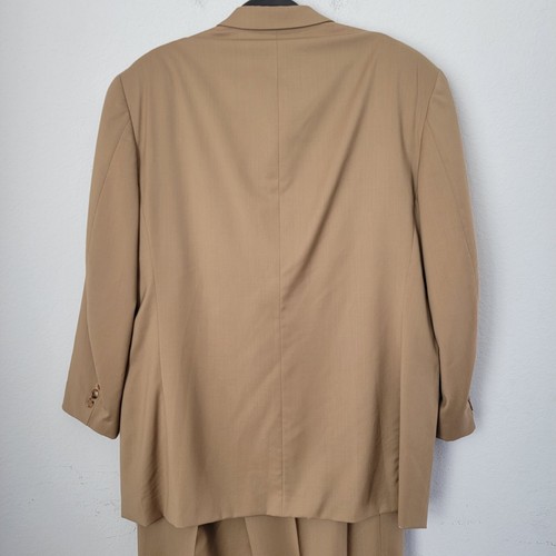 Tombolini Wolle 110er Loro Piana M Anzug Sakko Hose Gr. IT 56 / US 46 38x29 Gold - Bild 3 von 11