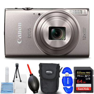 Canon PowerShot IXUS 285 HS / ELF 360 Digital Camera (Silver