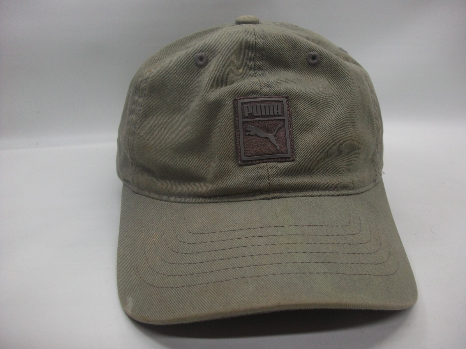 Puma Hat Greenish Gray Strapback Baseball Cap - image 2