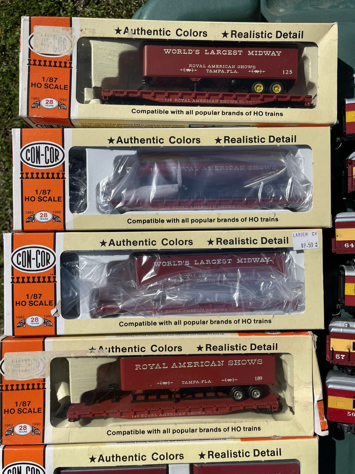 HO Scale Circus, Train Set 17 Cars & Looks Like an Atlas? eBay