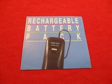 Sega Game Gear Rechargeable Battery Pack Promotional Insert ONLY M1