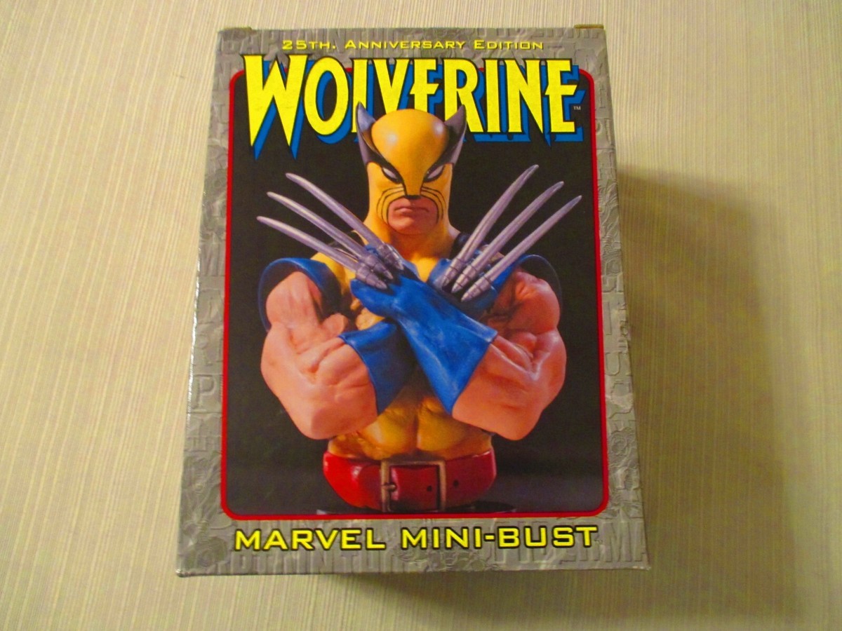 Wolverine - 25th Anniversary Edition Mini-Bust, New Mint In Box 
