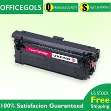 1Pk Magenta Toner CF363X For HP 508X Color LaserJet M552dn M553dn M577dn M577