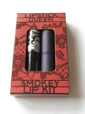 LIPSTICK QUEEN Smokey Lip Kit Black Lace Rabbit Pinky Nude Sinner Lipstick Duo