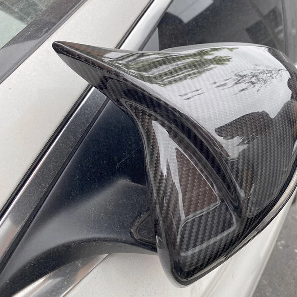 Настоящие карбоновые крышки на зеркала для Mercedes Benz W205 C250 C300 C43 C63 AMG 2015+ - Изображение 2 из 4