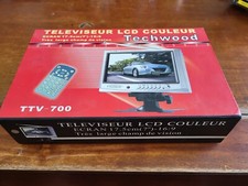 Téléviseur Lcd couleur Techwood écran  7 pouces complet jamais utilisé 