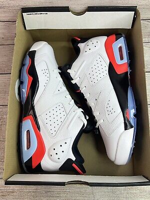 NIKE JORDAN RETRO 6 LOW G *GOLF* WHITE/INFARED DV1376-106 NIKE JORDAN RETRO 6 LOW G *GOLF* WHITE/INFARED DV1376-106