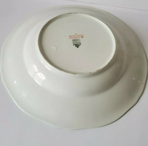 ROSENTHAL CHINA CHIPPENDALE GREEN BLOOM FLAT RIMMED 9 3/4" SOUP Bowl - Picture 5 of 6