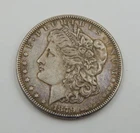 1879 -S Reverse of 78 Morgan Silver Dollar Almost Uncirculated   (1403)