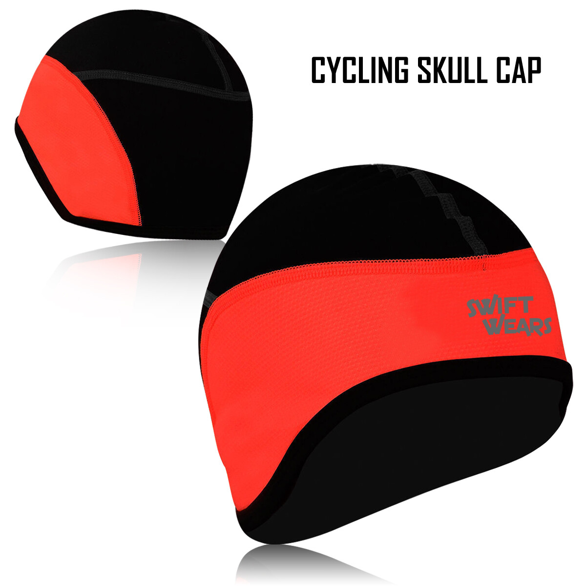 Unisex Cycling Skull Cap Winter Under Helmet Cycle Windstopper Thermal