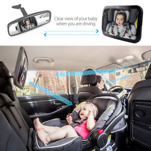 Clear Baby Mirror Back Car Seat Cover Infant Child Toddler Rear Ward Safety View