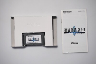 Game Boy Advance Final Fantasy 1 2 Advance boxed Japan GBA Game US