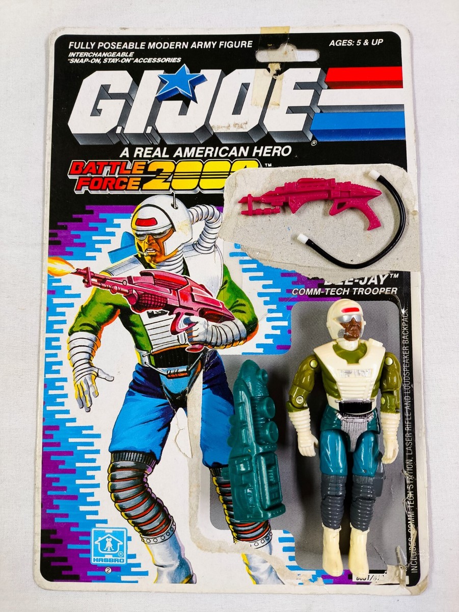 Rare Lot G.I Joe A Real American Hero 1989 Dee-Jay Gnawgahyde v1