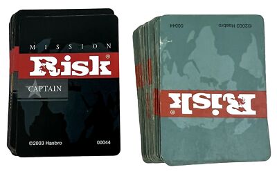 Risk Ebay Risk Board Game Replacement Parts Pieces 72 Cards 2003 Edition | eBay