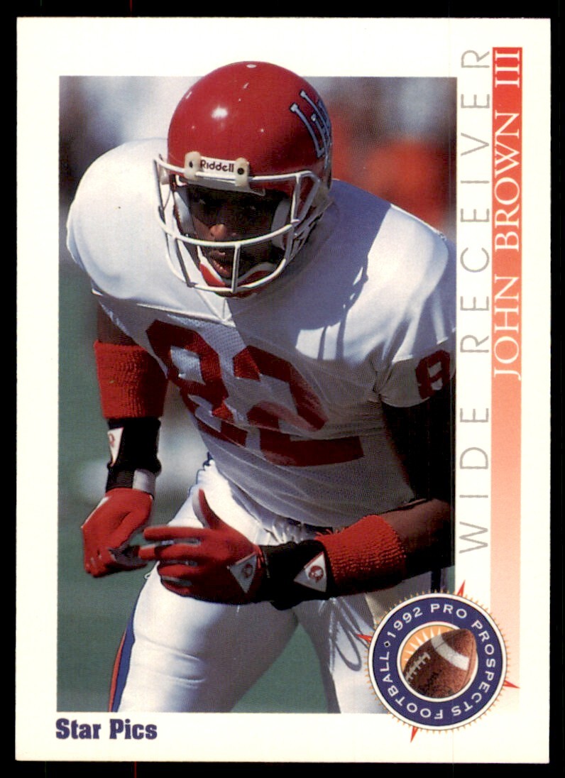1992 Star Pics John Brown III Houston Cougars #24
