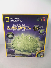 National Geographic Jumbo Glow In The Dark Crystal Lab Sealed