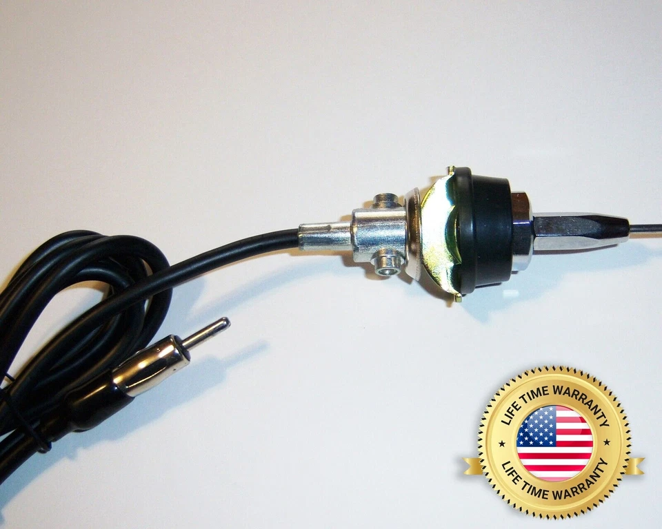 RADIO ANTENNA OLD SCHOOL MOUNTING STYLE Brand New OLD STOCK Car Truck Universal - Imagem 3 de 4