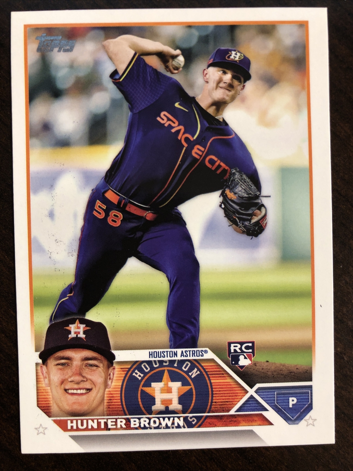 2023 Topps Series 1 Base #111 Hunter Brown Houston Astros