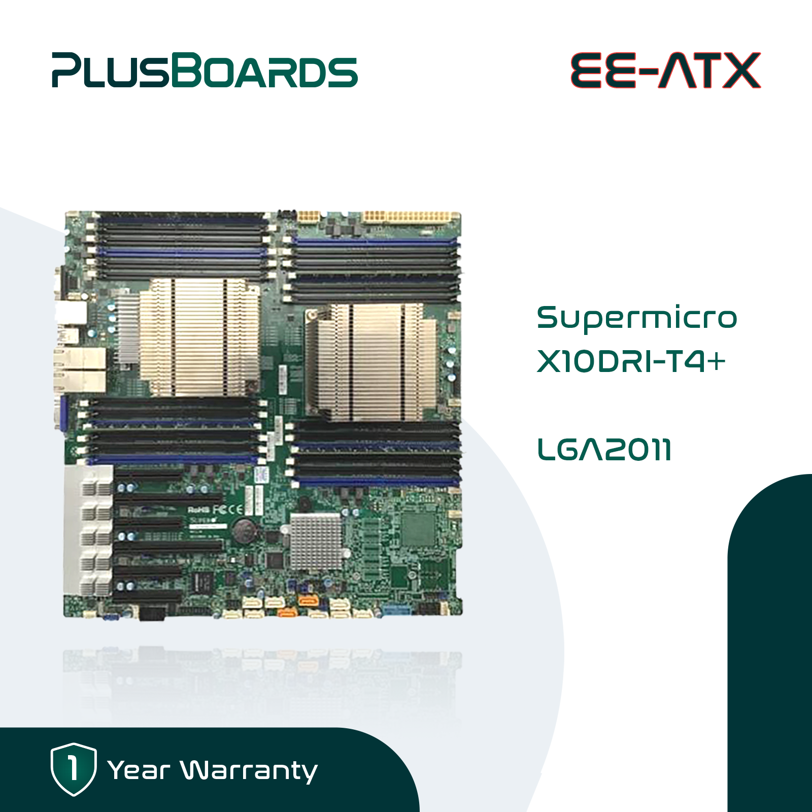 Supermicro X10DRIT4+ LGA 2011 EEATX Motherboard with 2x E52650 v4