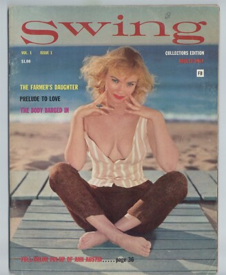 Swing V1#1 June Palmer 1962 June Wilkinson Ann Austin 72p Pinup Magazine M35383