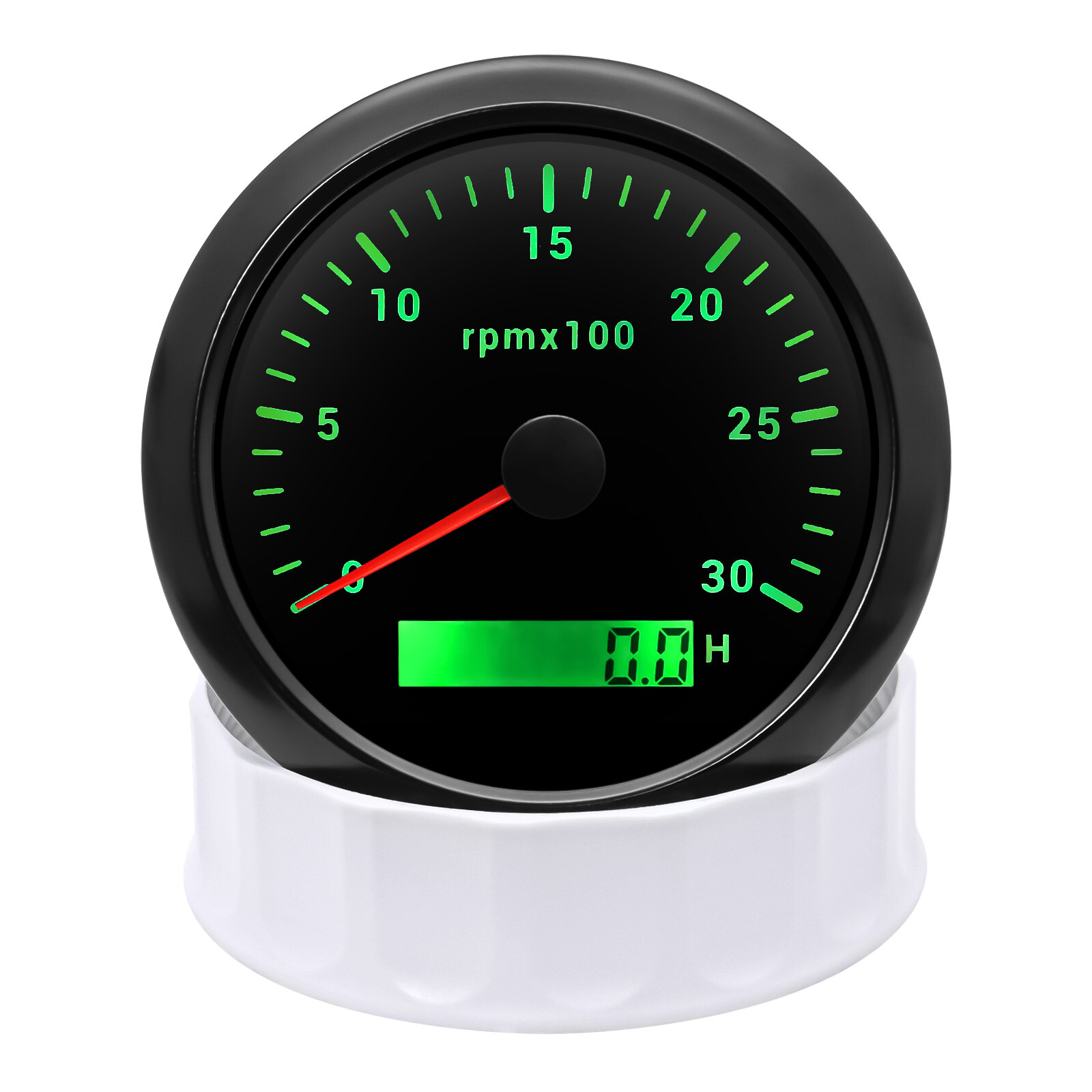 85MM tachometer 0-3000RPM gauge w/ Dissel Engine Tach Adapter RPM ...