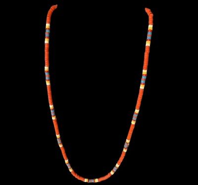 Absolutely Fabulous Native American Navajo Sugulite Heishi Sterling Silver Necklace Absolutely Fabulous Native American Navajo Sugulite Heishi Sterling Silver Necklace