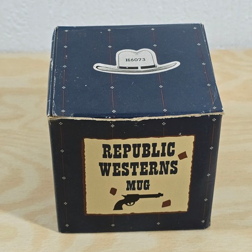 1990 John Wayne "Pals of the Saddle" Mug – Hamilton Gifts – Unused in Box - Picture 14 of 16