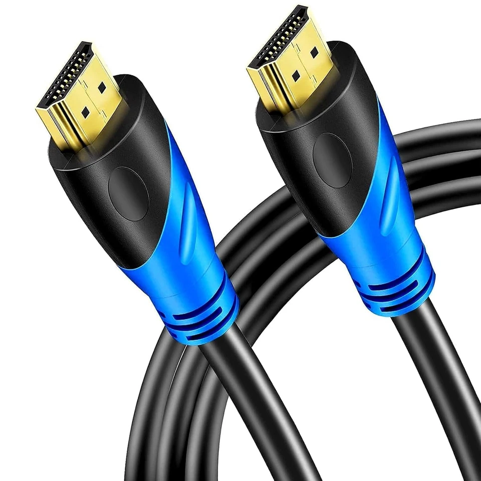 ROMMISIE Cable HDMI 4K 2.0 18Gbps Ultra Alta Velocidad Chapado en Oro Ethernet Audio Retorno 3D