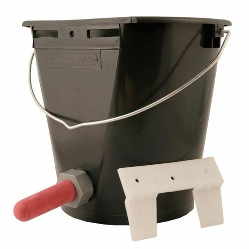Calf Bucket 9L Feeding Buckets Feeder Bucket Bar Teat Drop Calf Weaning Rearing 5035300501204 eBay