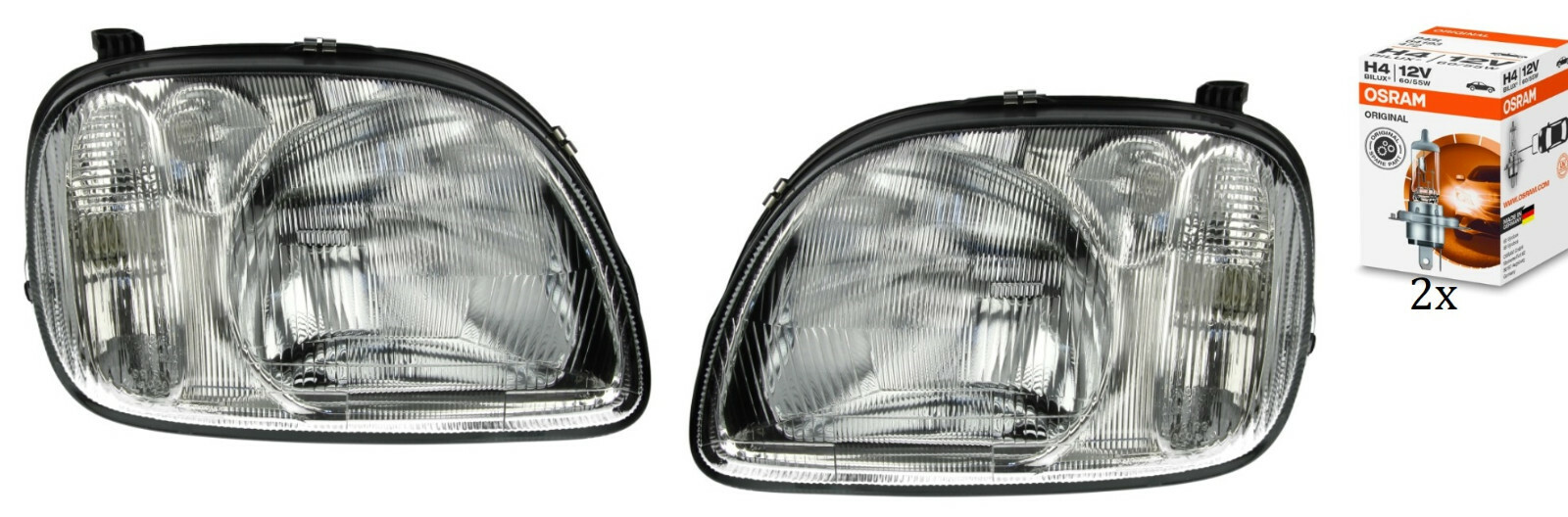 Phare électrique avant gauche et droite pour Nissan Micra K11 après 1998