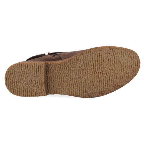 Mujer Spot On Botines con Cordones Borde Piel Sintética F5R0711 - Imagen 8 de 10