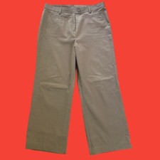LANDS END ... Fit 3 Straight Leg Dress Pants Brown ... Size 16