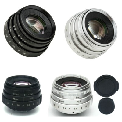 Hengyijia 35mm F1.6 Mini Lens For Sony E/ M43/ FujiFX/ Canon EOS-M