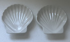 Set of 2 American Airlines Scallop Dishes  5" x 4.8"  Pre-owned & 1 Glaze Bubble — photo 1