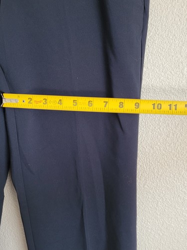 Christopher & Banks Trousers Womens Size 10S Shader Fit Mid Rise Color Dark Blue - Picture 6 of 16